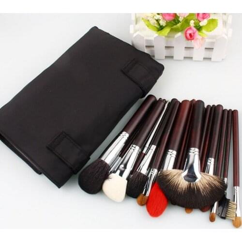 22pcs cosmetic brushes High-end animal hair makeup brush set kolinsky hair copper collar makeup tools