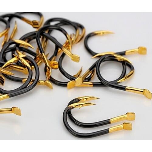 30pcs/lot Fishing Hook Single Fishhook Supplies Lures Carp Fishing Tackle Barbed Colored Tungsten Alloy Fishing Accessories