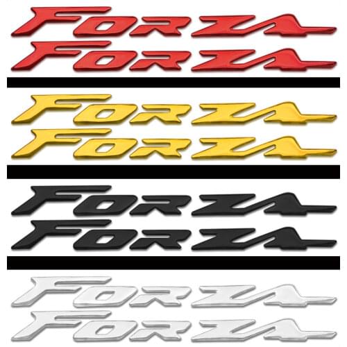 3D Forza Emblem Badge Bike Motorcycle Sticker For Honda FORZA 125 300 Logo Mark Symbol Side Fairing horizon 2 4 7 Motorsport
