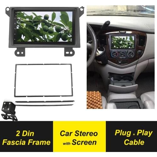 2 Din Android Car Multimedia Radio For Mazda MPV 2002-2007 Stereo Audio Refitting Mounting Trim Panel Plate DVD Player GPS Navi