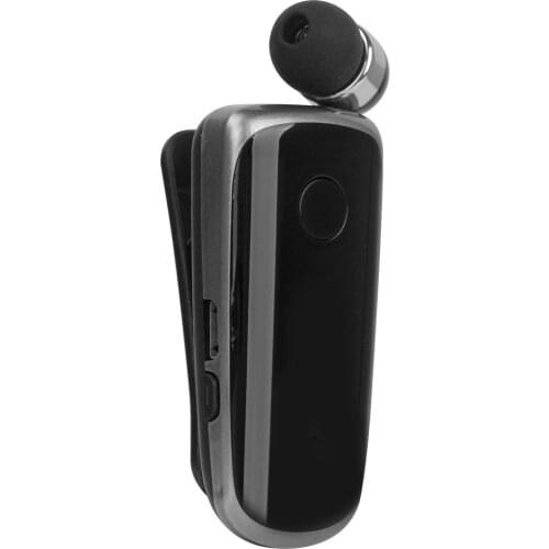 K39 clip Bluetooth headset call vibration alert wholesale high-end driver hands free earphone with retractable cord