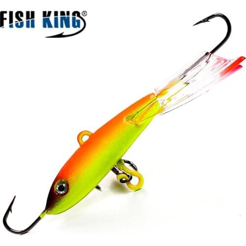 FISH KING Ice Fishing ure 1pcs 15g 9.3cm artificial hard bait for fishing Baits Lead Jigging luer popper peche Tackle