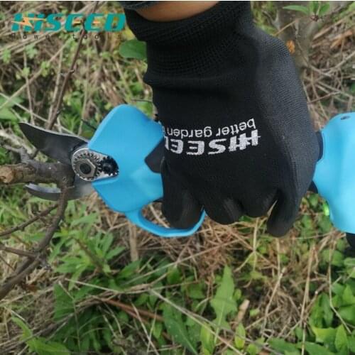 HISEED 16.8V Battery Electric Pruning Shears Cordless Orchard Branches Cutter Cutting Tools Pruner Scissor Garden Pruning Tool