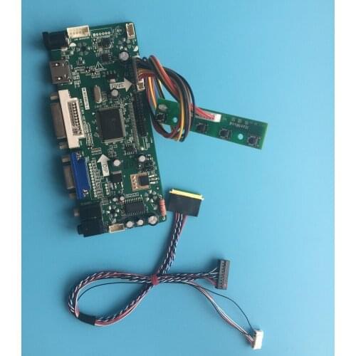 Kit For LP140WH2-TLP1 DVI Panel 14" Audio card DIY Controller board HDMI VGA 40pin LVDS LED LCD Screen Monitor 1366*768
