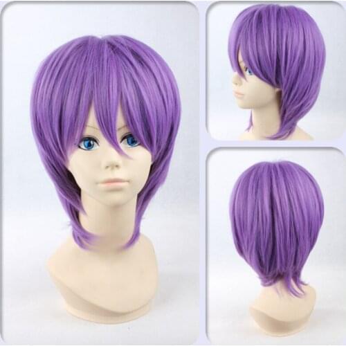 Anime Kuroko No Basketball Synthetic Hair murasakibara atsushi Short Wig Cosplay Costume Prop Decor Collection for Men Boy 1 pcs