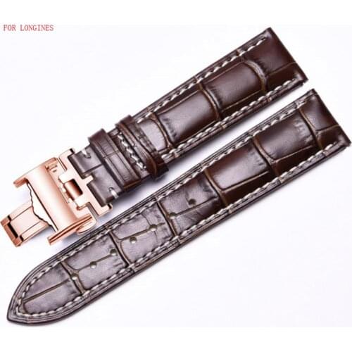 Calfskin Watch Band for Longines Masters Collection Watch Strap Belt Bracelet Cowhide Leather 13 14 15 18 19 20 21 22 24mm Strap