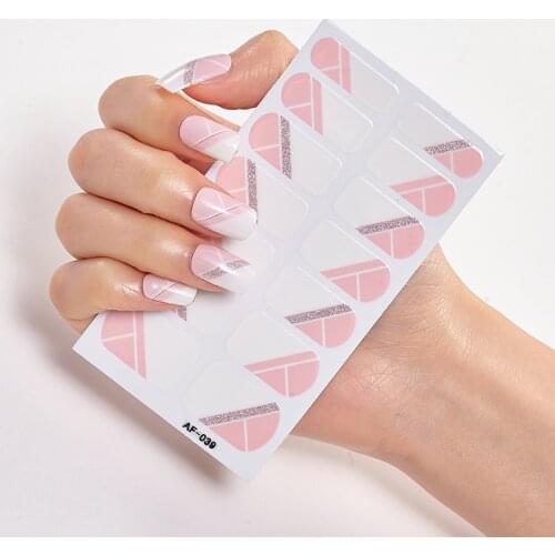Nails Art Decoration Manicure Decoracion Foil Nail Art Stickers 2020 Nail Accesoires Nail Sticker set Fashion Nail Polish