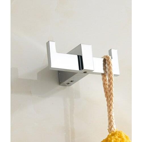 Vidric entire copper bathroom toilet living silver coat hanger single-headed hook / hook Shelf