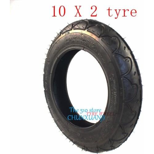 High quality 10x2.0 Rubber Tire Inner Tube 10x2 (54-152) tyre for electric scooter bike Refit Motorcycle parts 10x2 wheel tyre