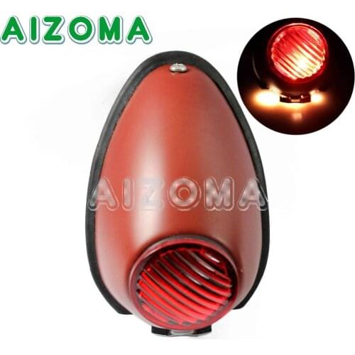 Retro Motorcycle Brake Taillight Rear Light Fender Mount Side Indicator Lamp For BMW M1/M72/R12/R66/R71/K750 Zundapp DB/DS/DBK