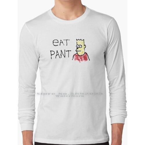 Pant Long Sleeve T Shirt 100% Pure Cotton Big Size Weird Eat Pant Bort