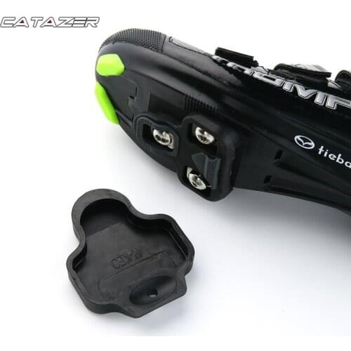 1Pair Rubber Cleat Covers Compatible with LOOK KEO Road Bike Locking Pedal Protector Self-locking Pedals Sleeves