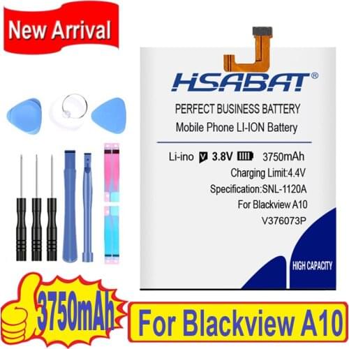 100% Original HSABAT 3750mAh V376073P Battery For Blackview A10 5.0inch A10 Pro