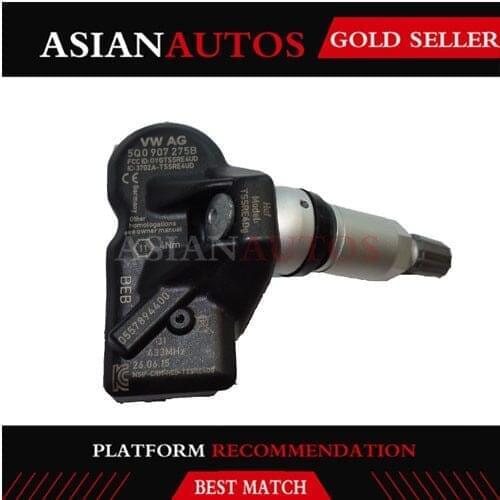 5Q0907275B TPMS Tire Pressure Monitor/Warning System Sensor 5Q0 907 275B For Audi Volkswagen A3 8V Q7 4M Q5 Q3 A4 A5 2017 MQB