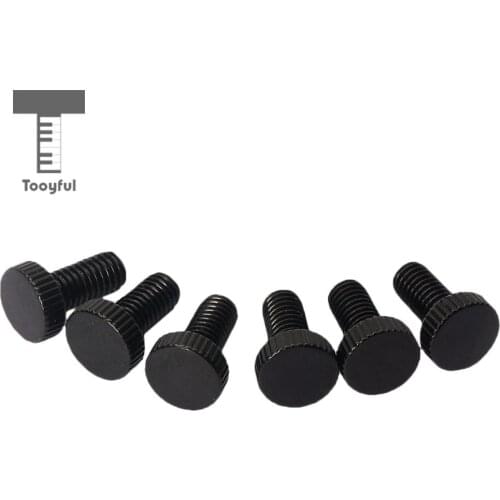 Tooyful 60 Pcs Guitar Double System Tremolo Bridge Saddle Lock String Screws Fine Tuning Mounting Screws
