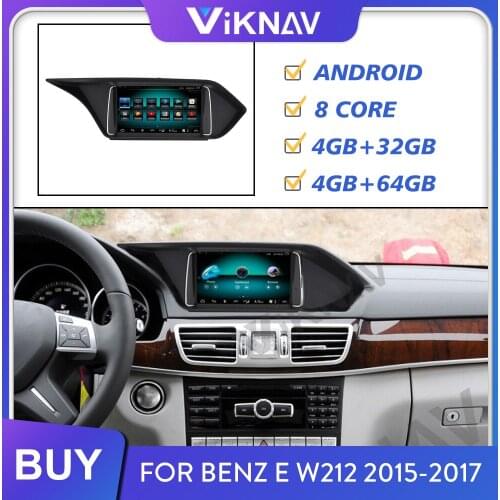Car multimedia player for Benz E W212 2015-2017 car radio video player GPS navigation head unit stereo tape recorder