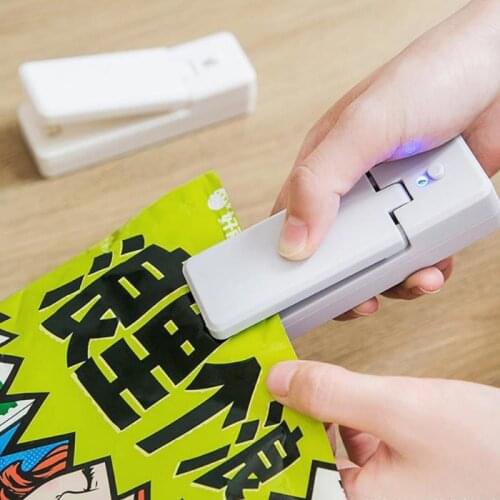 Household Mini Portable Sealing Machine Dual-purpose Plastic Bag Heat Sealing Machine USB Charging Hand Pressure Sealer Tools