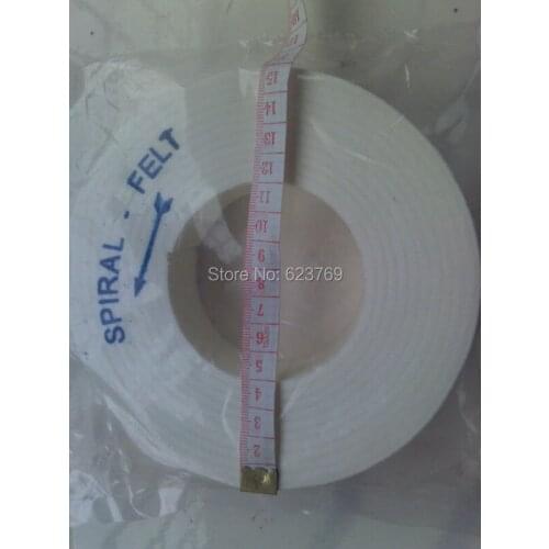 RZZ 150x35x70mm Spiral Felt Wheel Wool Polish Disc Glass Beveling Machine Polishing Wheel