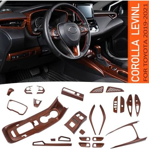For Toyota Corolla Levinl 2019 2020 2021 Modification Central Control Gear Decoration Sequin Stickers Car Interior Accessories