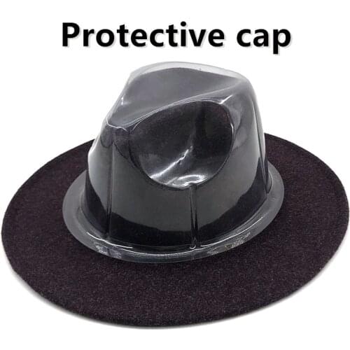Fedora Hat plastic Brim Hat plastic Jazz Fedora Hat plastic