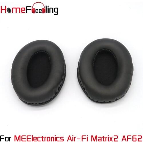 Homefeeling Ear Pads For MEElectronics Air-Fi Matrix2 AF62 Earpads Round Universal Leahter Repalcement Parts Ear Cushions
