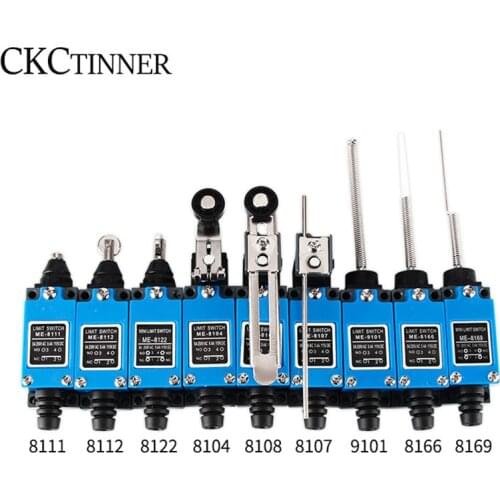 Limit-Switch ME-8104 Travel switch Waterproof Momentary Self-reset touch controller AC250V 5A NO NC 8108 8111 8112 8122