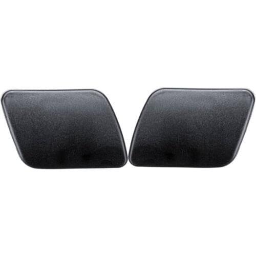 Left+Right Front Headlight Washer Sprayer Cover Cap L R Black Color for Golf 4 IV Mk4 1998-2006