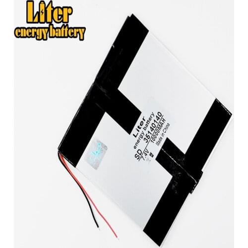 Li-po 35140140 7.4V 10000mAh Rechargeable li Polymer Li-ion Battery Rechargeable Cell Speaker MID electronics
