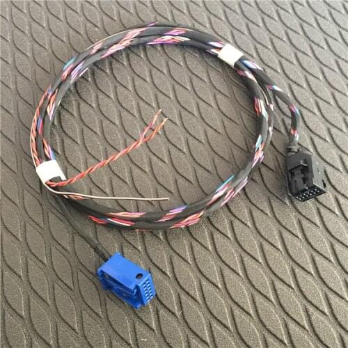 For VW Golf 6 Scirocco Eos Caddy Tiguan Passat B6 B7 CC MEDIA IN Multimedia interface box wire cable