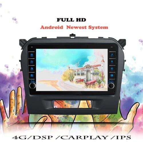 Android 10 Multimedia Player Video For Suzuki Vitara 4 2014 2015 2016 2017 2018 Auto Car Radio Navigation GPS 2 din DVD Cassette
