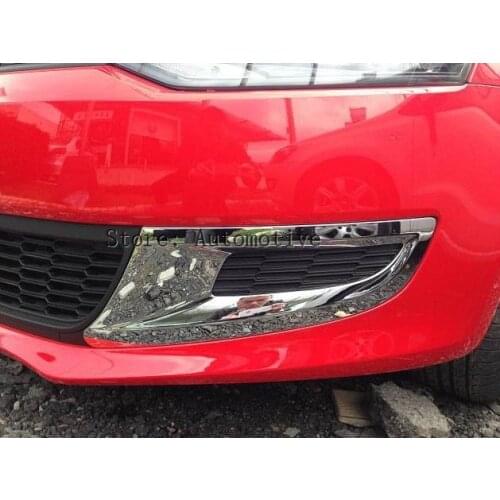 ABS Chrome Front Fog light Lamp Cover Trim For 2011-2013 for Volkswagen POLO
