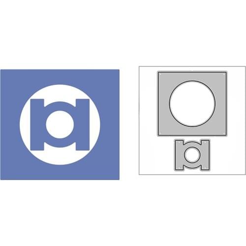 New Square With Hole Craft Embossing Mold 2021 Metal Cutting Dies for DIY Decorative Scrapbooking Album Card Making No Stamps