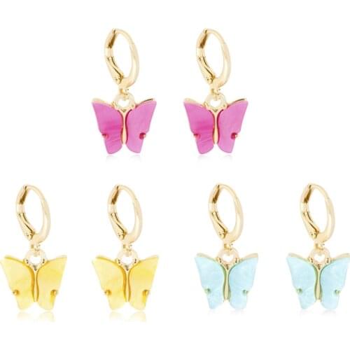 Wholesale Various Shaped Female Fashion Bowknot Drop Dangle Earrings for Women Alloy Metal Party Jewelry Accessory Girl Gift