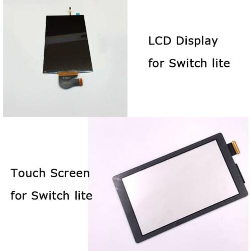 Original Touch Screen + LCD Display for Nintendo Switch Lite Digitizer for Switch NS Cover Panel Game Console Panel