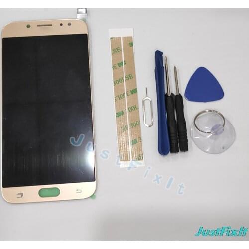 Super AMOLED LCD For Samsung Galaxy J7 Pro 2017 J730 J730F J730M J730H LCD Display Touch Screen Digitizer Assembly+Stickers