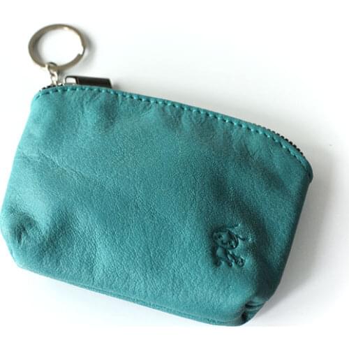 Vendange original womens bag simple handmade leather bag mini coin purse key case 003