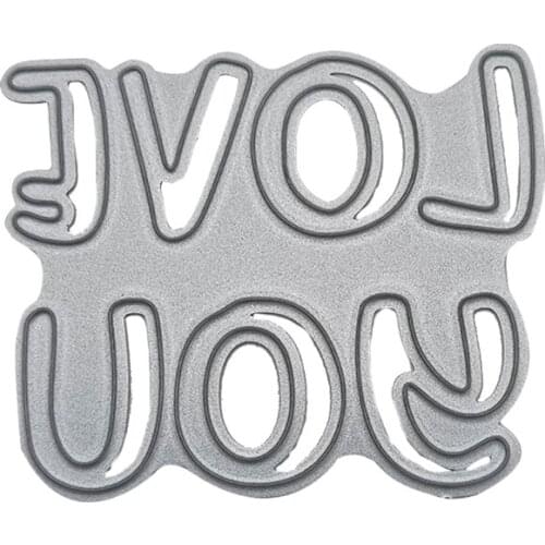 I Love You Metal Cutting Dies Stencil DIY Scrapbooking Album Paper Card Template Mold Embossing Craft Decoration