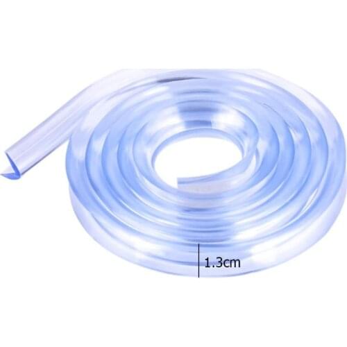 1m Baby Safety Table Desk Edge Transparent Edge Corner Protection Strip Baby Collision Proof Edge Guards Soft Softener Bumper