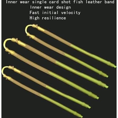 3pcs 2050 Outdoor Elastic Bungee Rubber Band For Fishing Shooting Slingshot Catapult Replacement Use On Fishing Catch Fish