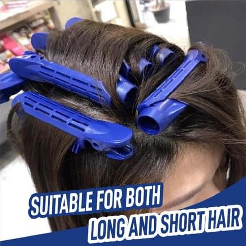 3PCS Hair Curler Clip Self Grip Volume Hair Curler Clip Naturally Fluffy Curly Hair Styling Carrying Hair Styling Rollers