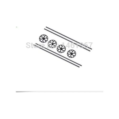 4 pieces WLtoys V930 V977 RC Helicopter Parts Tail Boom V977-011 +4pcs gear