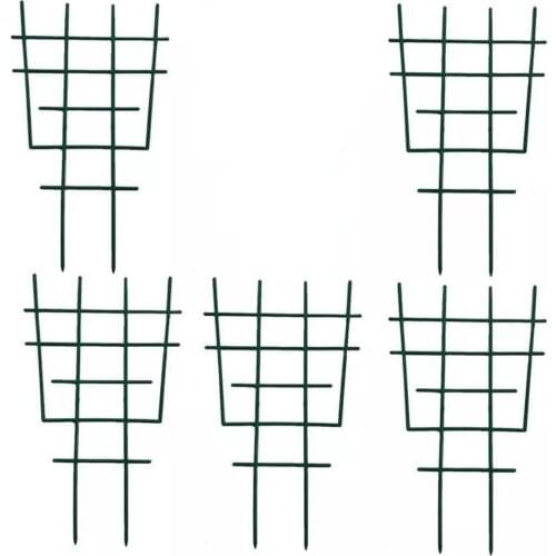 5pcs Artificial Mini Climbing Trellis Garden Plant Climbing Support Trellis Cage Tomato Vegetable Brace Stand