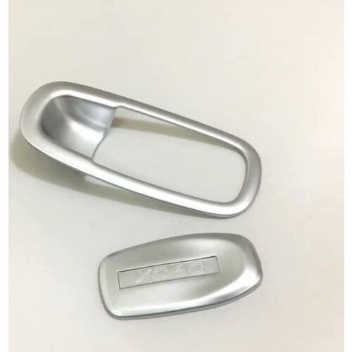 ABS Chrome Car copilot glove box door bowl handle Cover Trim For Volvo XC60 2018 auto accessories car styling