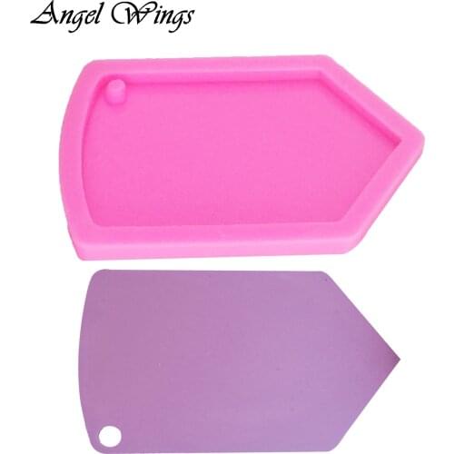 DIY Shiny Pencil Silicone key ring Pendant with hole accessories pen mold for Key Chain Craft Clay resin Molds DY0063