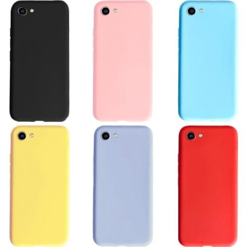 For Vivo Y81 Y81i Case Vivo 1808 1812 1812_19 Phone Cases Colored Silicone Soft Back Cover For Vivo Y81 i Y81 Y 81i Funda