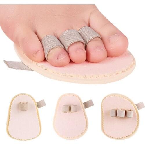 Breathable Comfortable Forefoot Pad 1Pc Metatarsal Pad Split Toe Correction EPR Adjustable Sweat-absorbent Cushion for Daily We