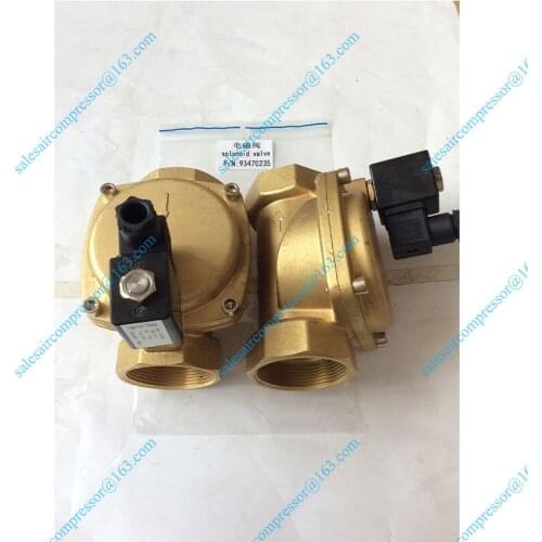 Solenoid valve 93470235 for Ingersoll Rand IR parts OIL STOP VALVE - PISTON TYPE 2" BSP PORTS