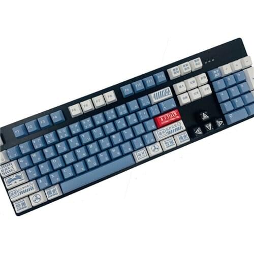 EVA Ayanami Rei Lilith Keycaps PBT OEM Keycaps 125 Keys For Cherry MX Keyboard