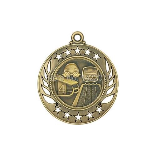 Top sell factory price Galaxy Gold Silver Bronze Swimming Swim Medals cheap sport medal custom low price metal medals FH810032
