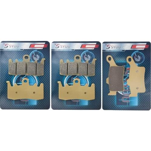 Motorcycle Copper Semi-Metal Front Rear Brake Pads for Can Am Spyder RS/RS-S/RT/RT-S/ST/ST-S 2013-2019 FA630F FA631R